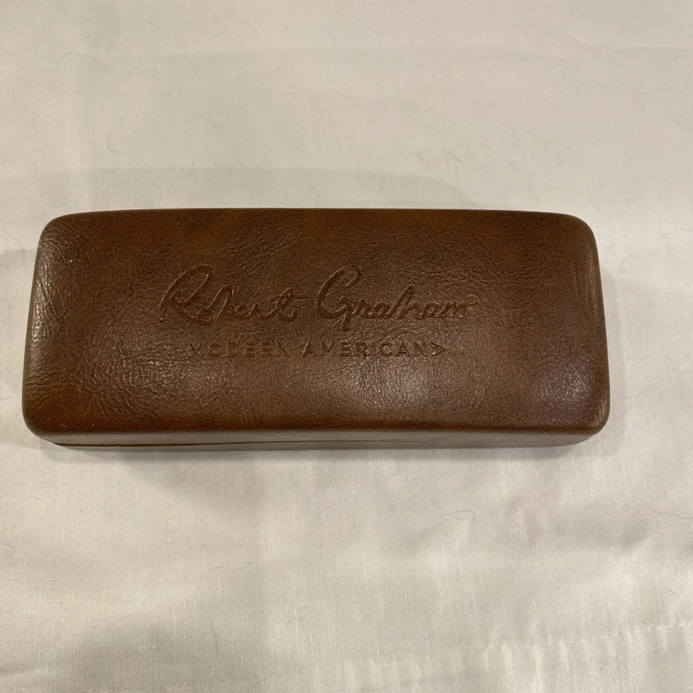 Robert Graham Modern Americana  Brown Hardshell Sunglass Glasses Case